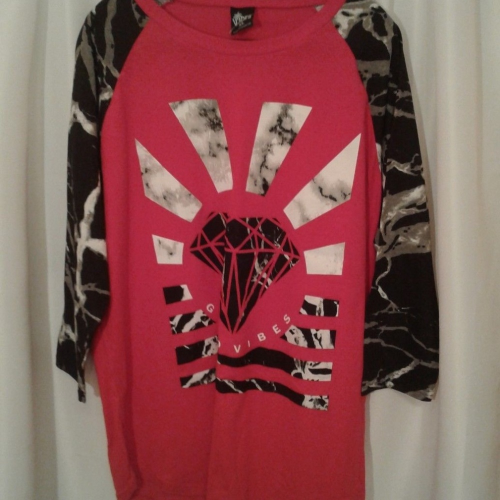 Vibes Long Sleeve T Shirt  Bailey Apparel Men's XL